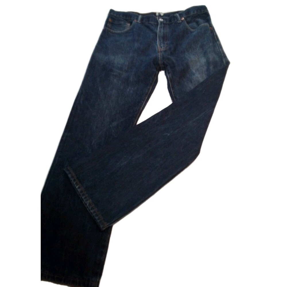 Men's Levi Denim Jeans Size 34 X 30 No Tag Rip On Back Belt‎ Loop